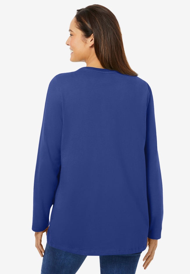 Perfect Long-Sleeve Crewneck Tee image number 1