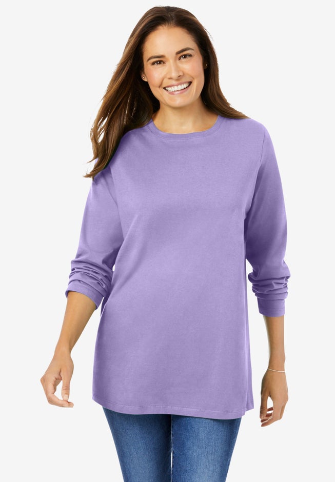 Perfect Long-Sleeve Crewneck Tee image number 0