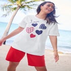 Americana Kangaroo Pocket Tee image number null