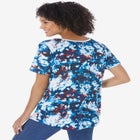 Cuffed Americana Print Tee image number null
