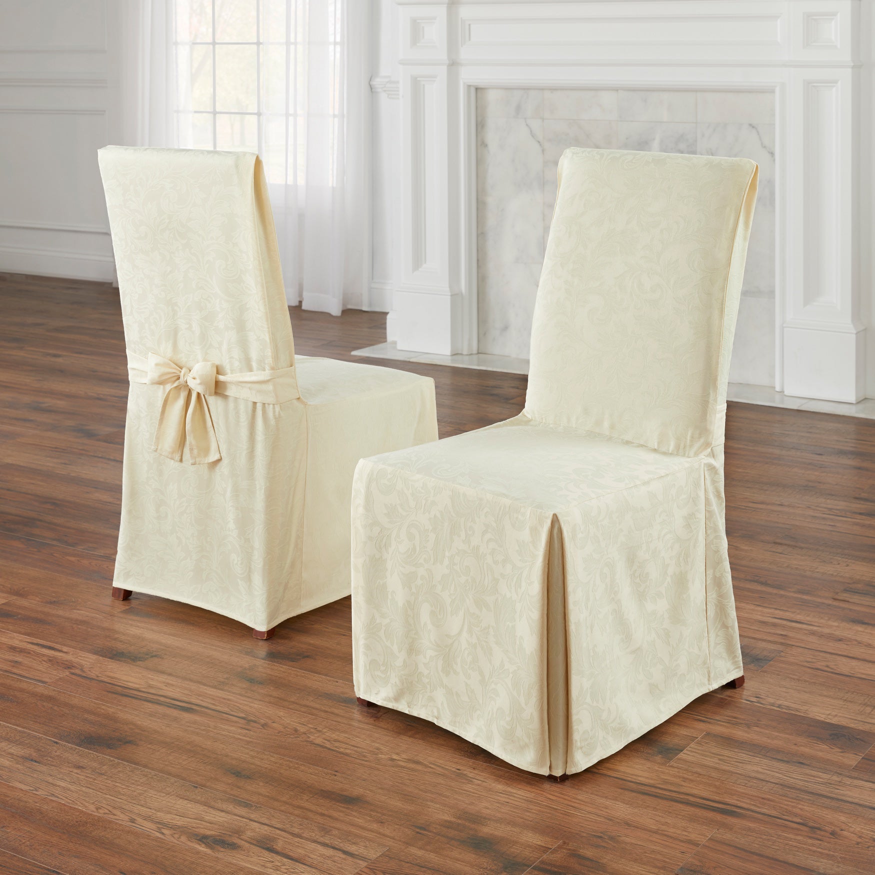 Damask Set of 2 Chair Covers image number 0