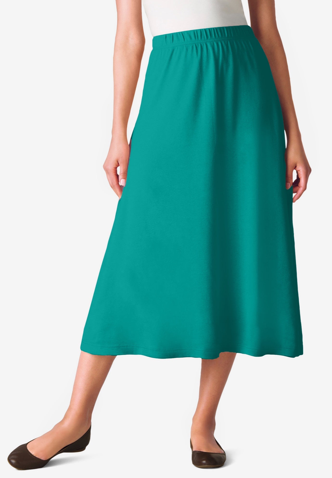 7-Day Knit A-Line Skirt image number 0