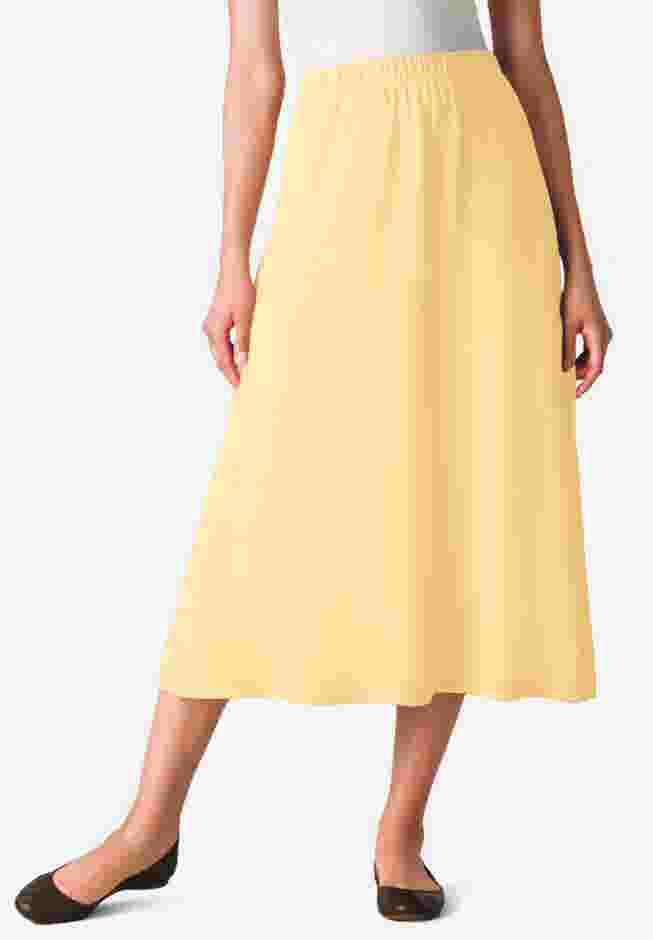 7-Day Knit A-Line Skirt image number 0