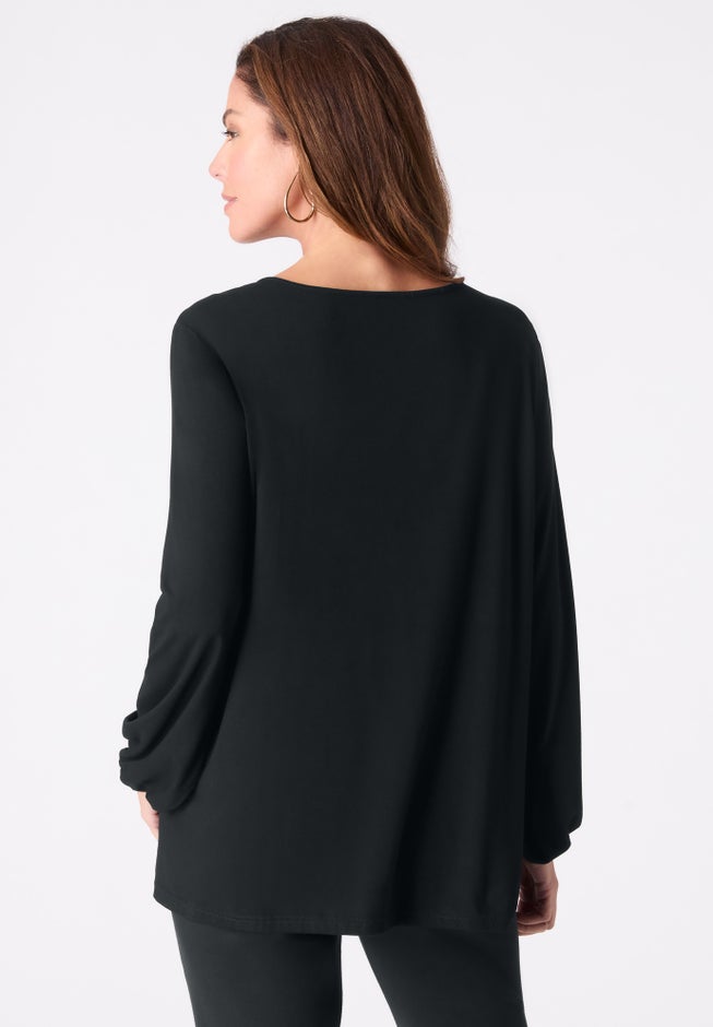 Ultra Drape Embellished Tunic image number 1