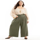 High-Rise Wide-Leg Cargo Pants image number null