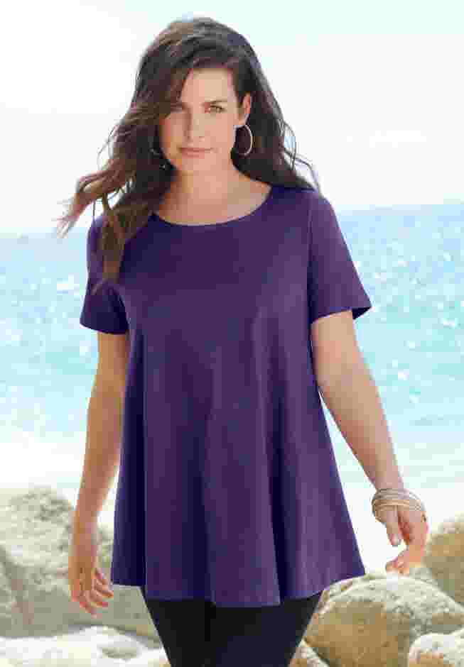 Ultimate Swing Tee with Keyhole Back image number 5