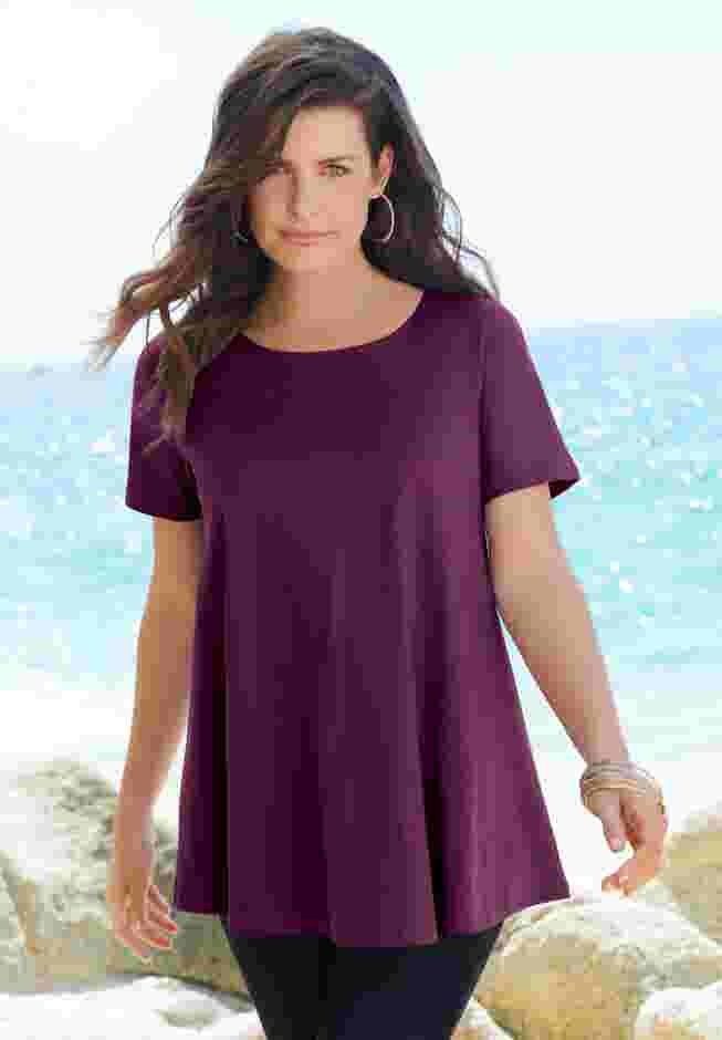Ultimate Swing Tee with Keyhole Back image number 6