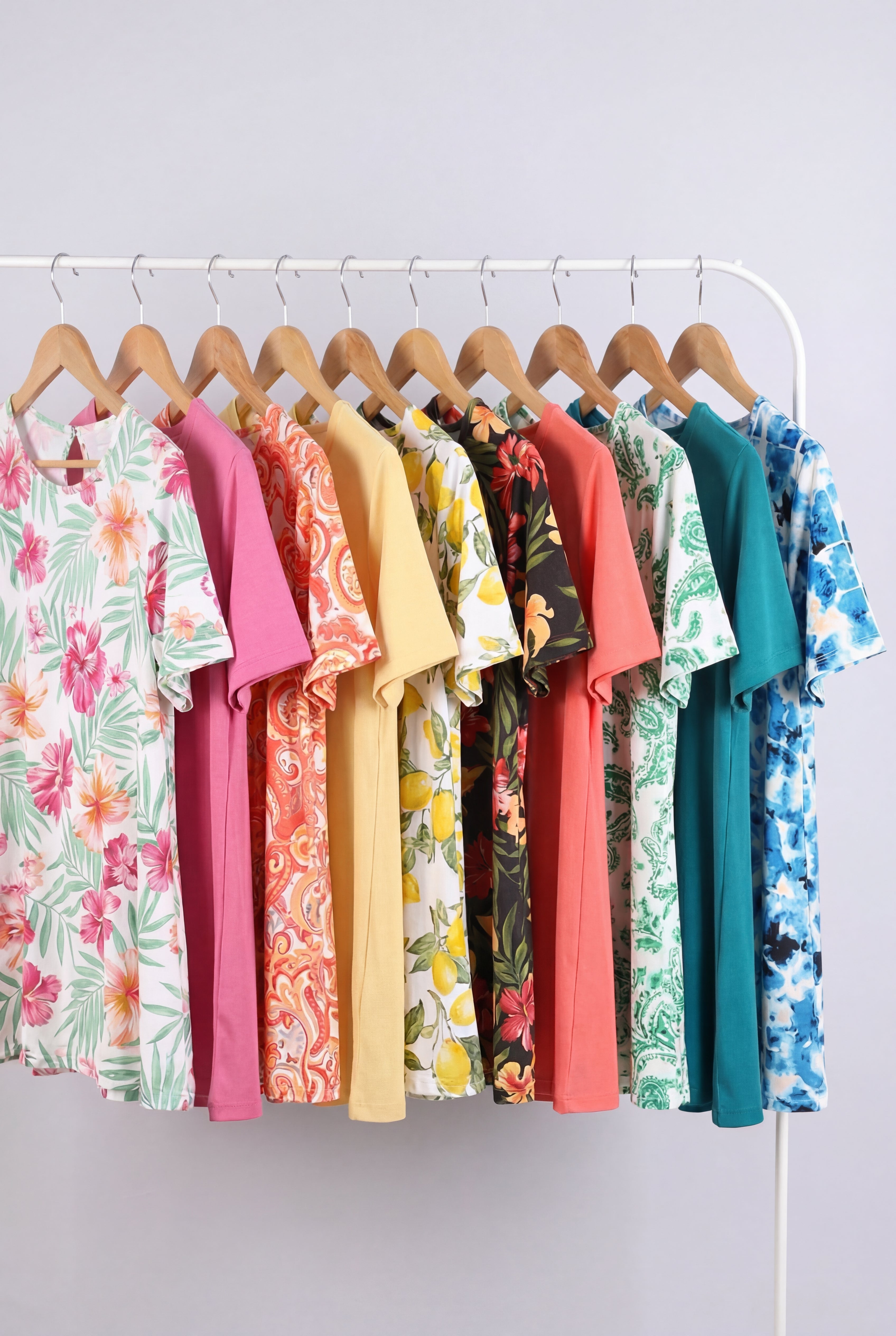 Plus Size Ultimate Cotton Crewneck Short Sleeve Swing Tee image number 3