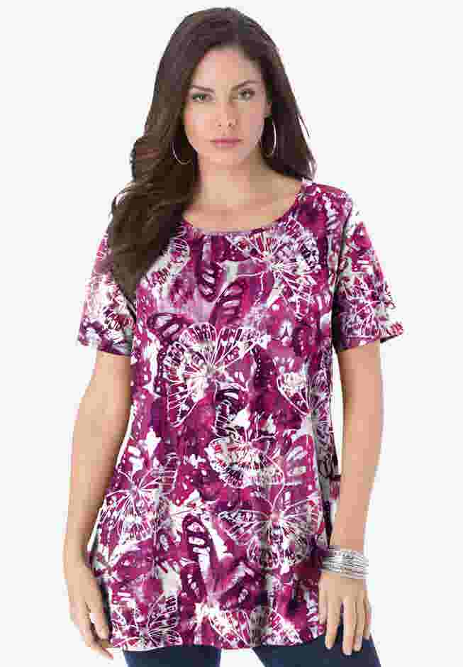 Ultimate Swing Tee with Keyhole Back image number 0