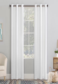 Sun Zero&trade; Blackout Lindstrom Printed Texture Grommet Panel