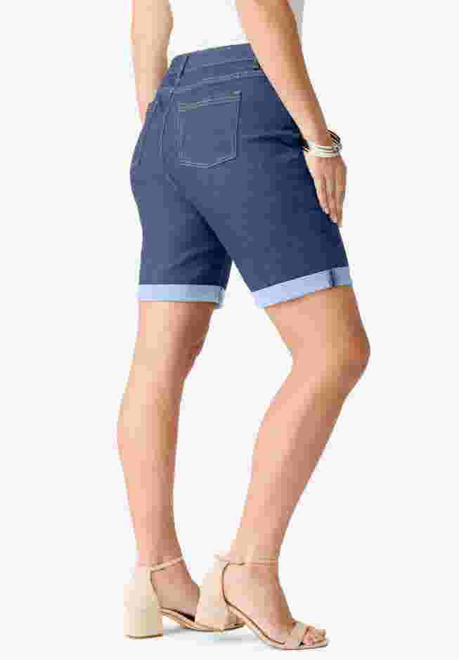 Plus Size Classic Stretch Cuffed Short image number 2