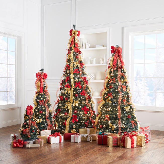Fully Decorated Pre-Lit 2’ Pop-Up Tabletop Christmas Tree image number 4