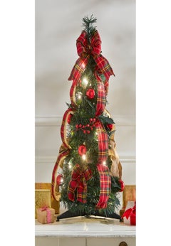 Fully Decorated Pre-Lit 2' Pop-Up Tabletop Christmas Tree