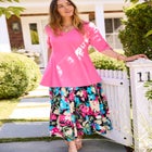 Elbow Tie-Sleeve Tunic image number 1