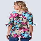 Elbow Tie-Sleeve Tunic image number null