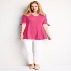 Elbow Tie-Sleeve Tunic image number 0