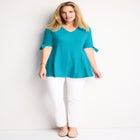 Elbow Tie-Sleeve Tunic image number null