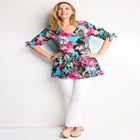 Elbow Tie-Sleeve Tunic image number null