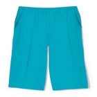 Elastic-Waist Pull-On Knit Pocket Capri Pants image number null