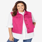 Stretch Denim Vest image number null