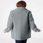 Plus Size Mid Length Teddy Faux Fur Coat image number null