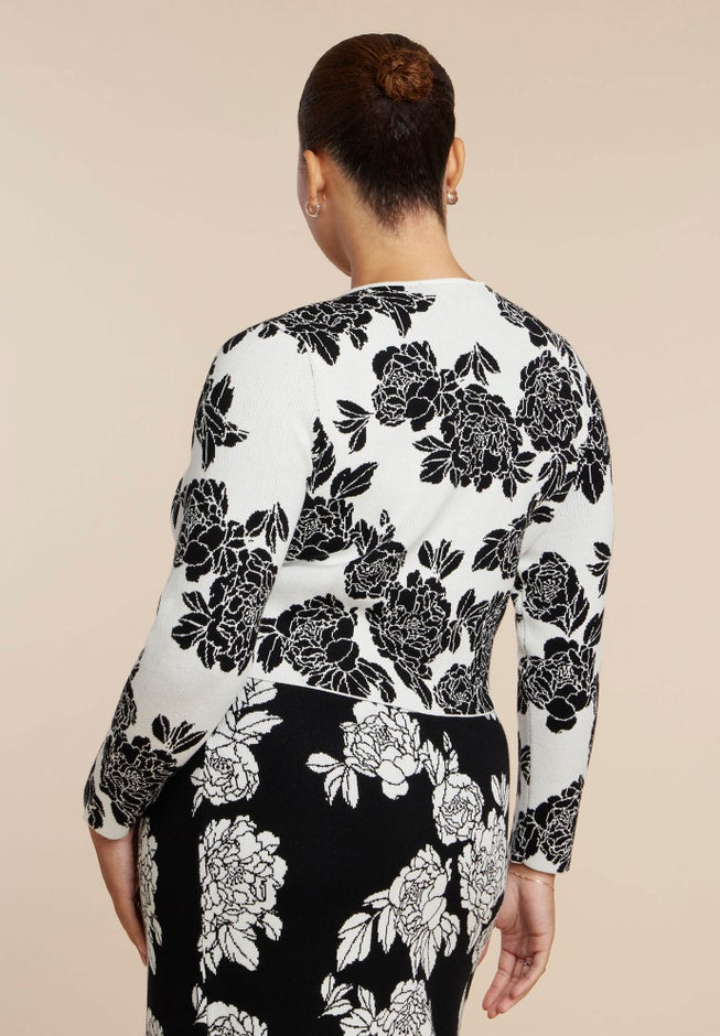 Intarsia Cardigan image number 1