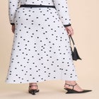 Intarsia Trumpet Sweater Skirt image number null