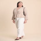 Wide Sleeve Cardigan With Pockets image number null