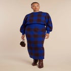 Intarsia Sweater Skirt image number null