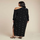 Draped Hardware Fitted Dress image number 3