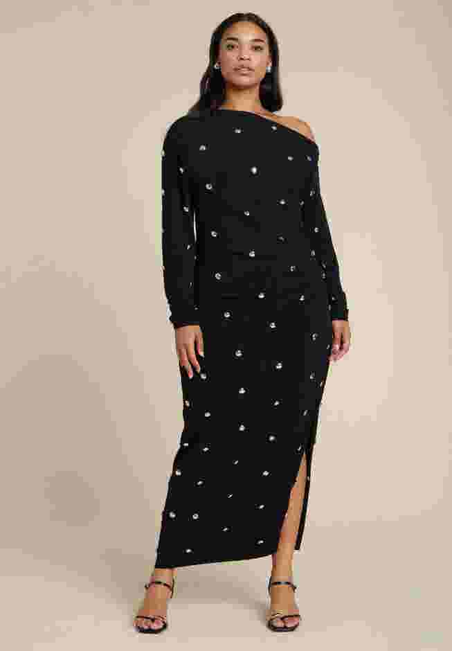 Draped Hardware Fitted Dress image number 0