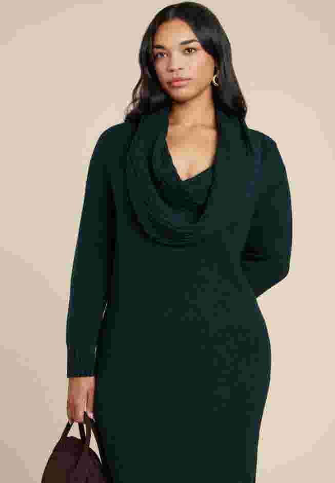 Cowl Sweater Dress image number 2