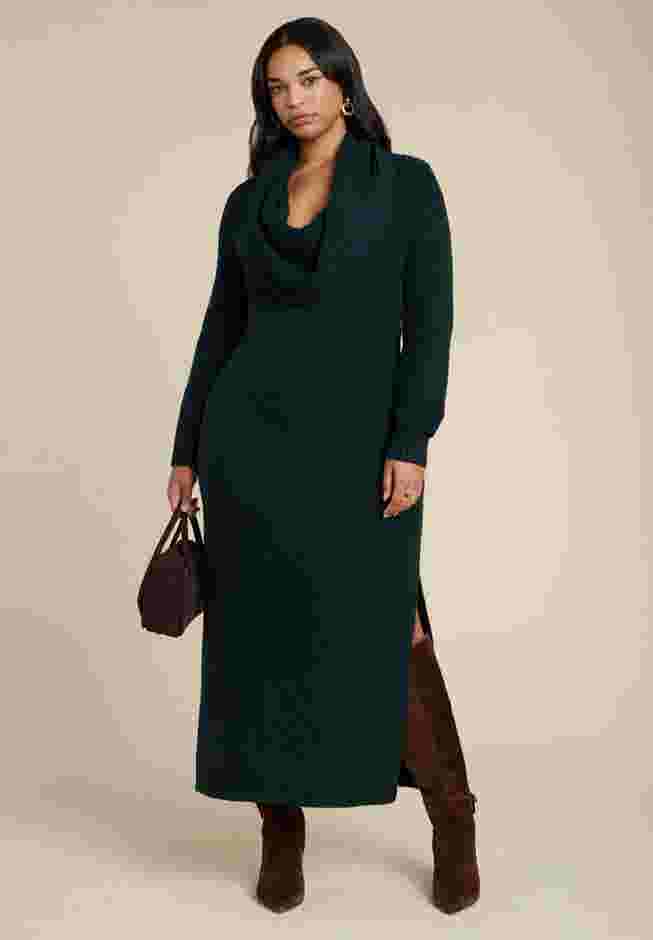 Cowl Sweater Dress image number 0