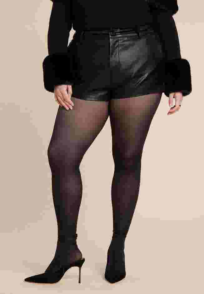 Mini Faux Leather Short image number 1