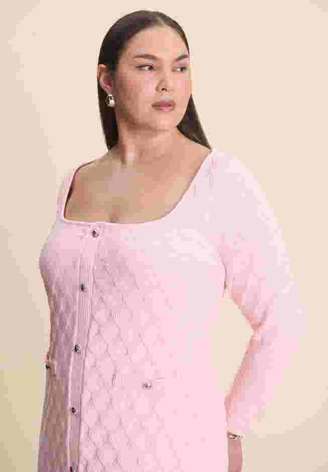 Sweater Dress With Buttons image number 1