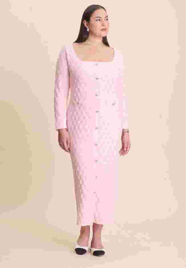 Sweater Dress With Buttons image number 0