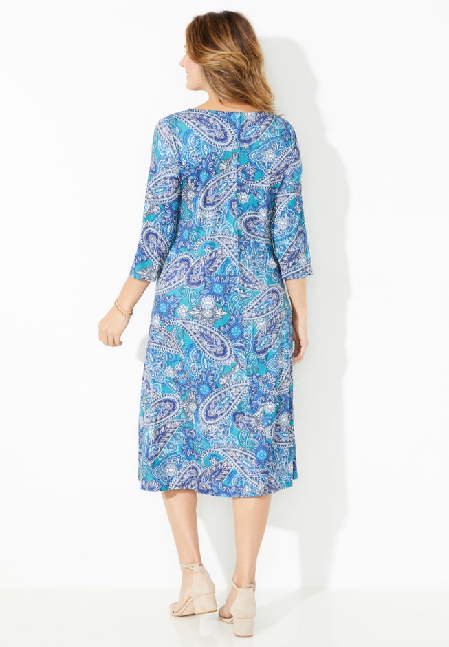 Strawbridge Fit & Flare Dress image number 1