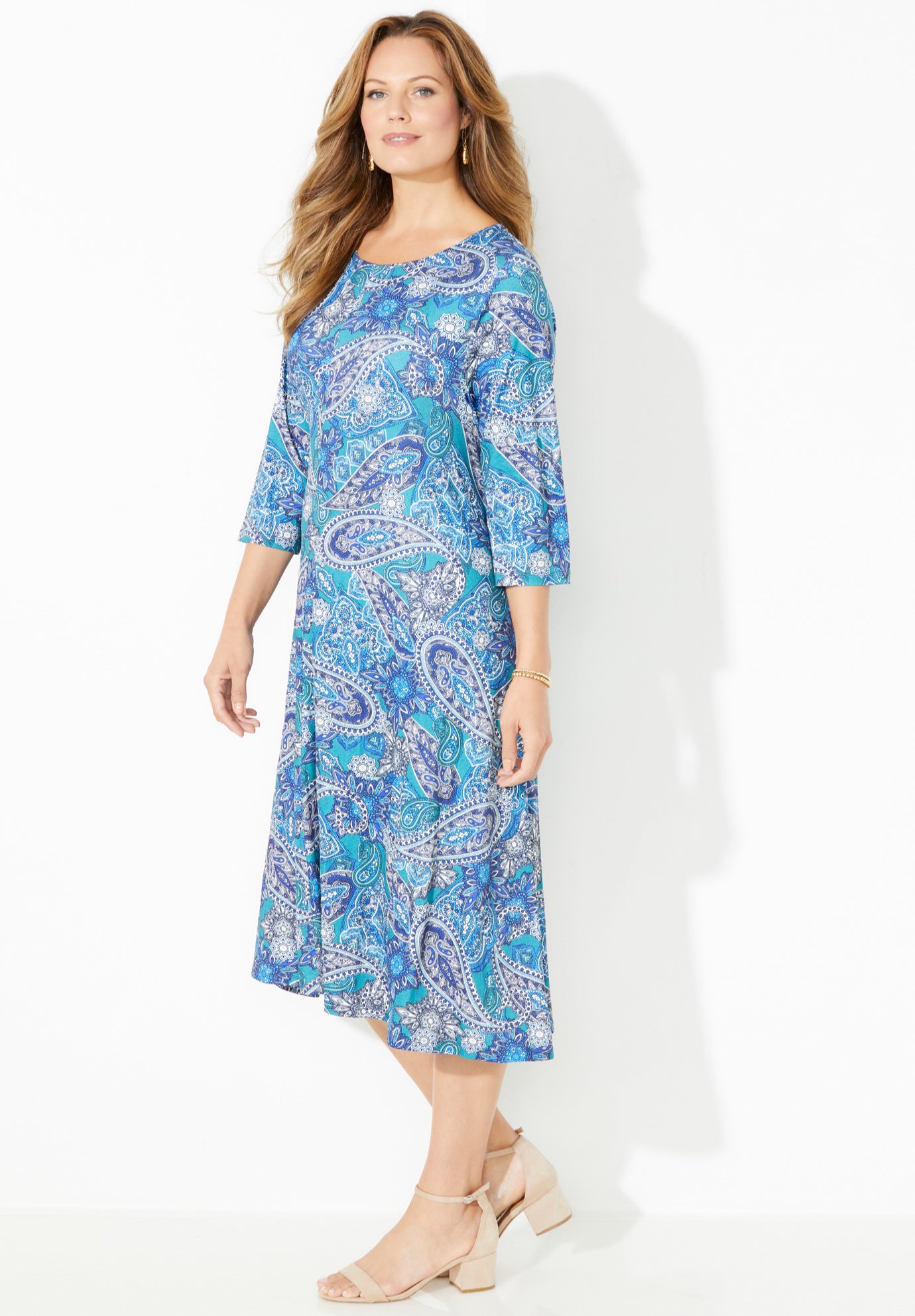 Strawbridge Fit & Flare Dress image number 2