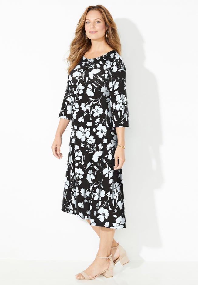 Strawbridge Fit & Flare Dress image number 2