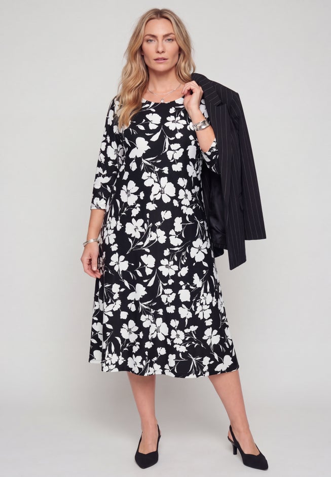 Strawbridge Fit & Flare Dress image number 3