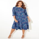 Strawbridge Fit & Flare Dress image number null