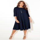 Strawbridge Fit & Flare Dress image number null