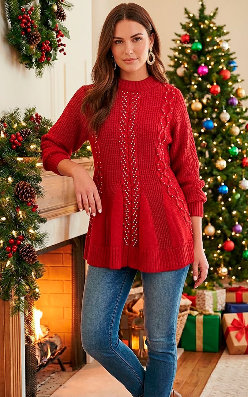 Fit and Flare Sweater image number 2