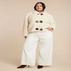 Teddy Fur Coat With Buckles image number null