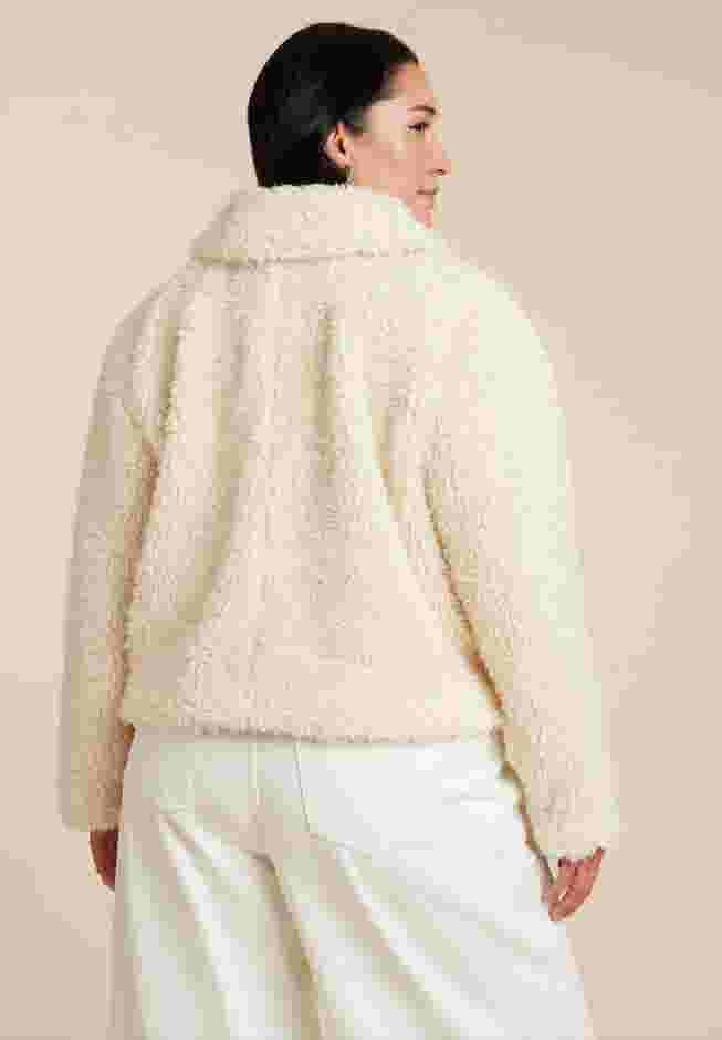 Teddy Fur Coat With Buckles image number 4