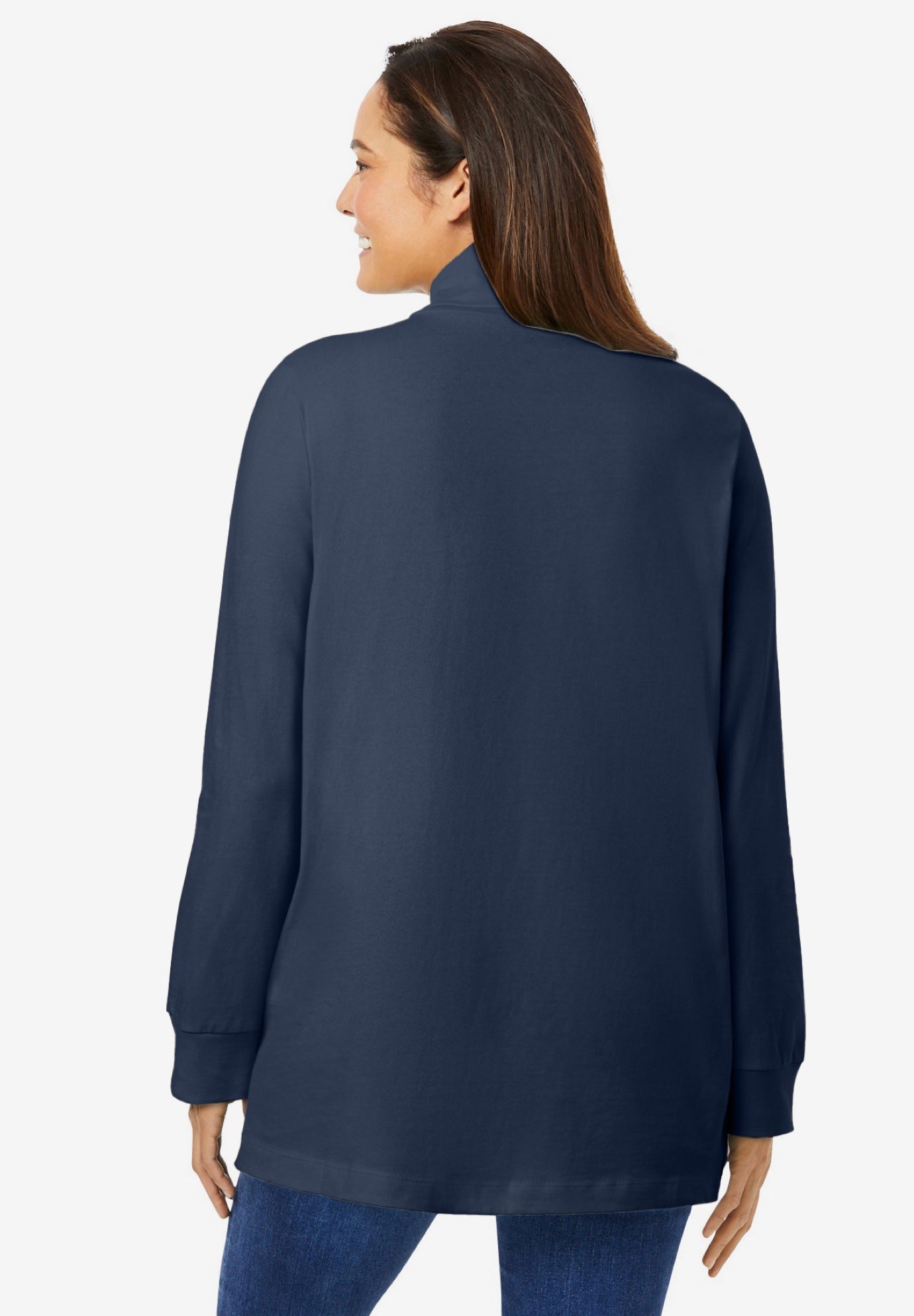 Perfect Long-Sleeve Turtleneck Tee image number 1
