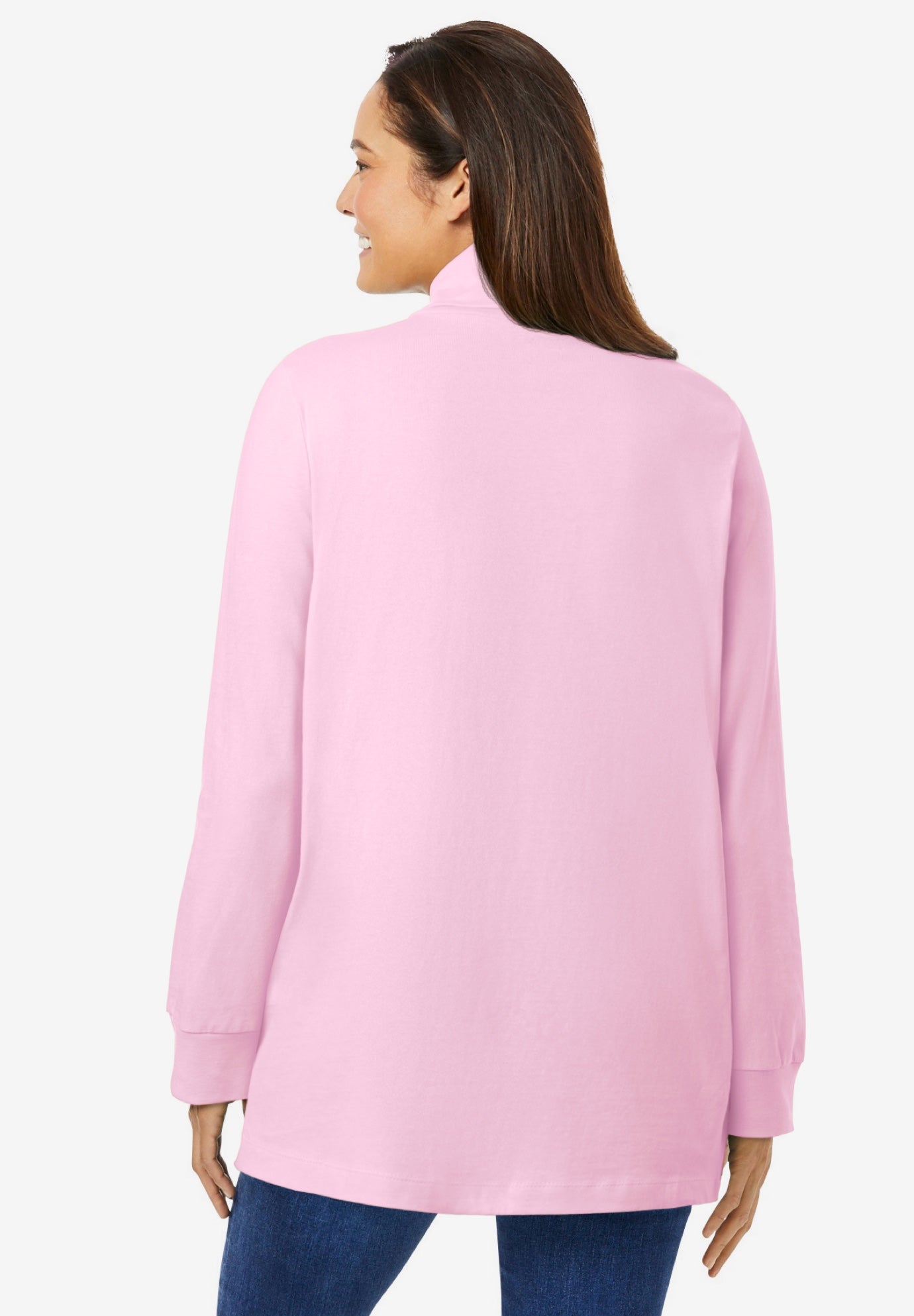 Perfect Long-Sleeve Turtleneck Tee image number 1