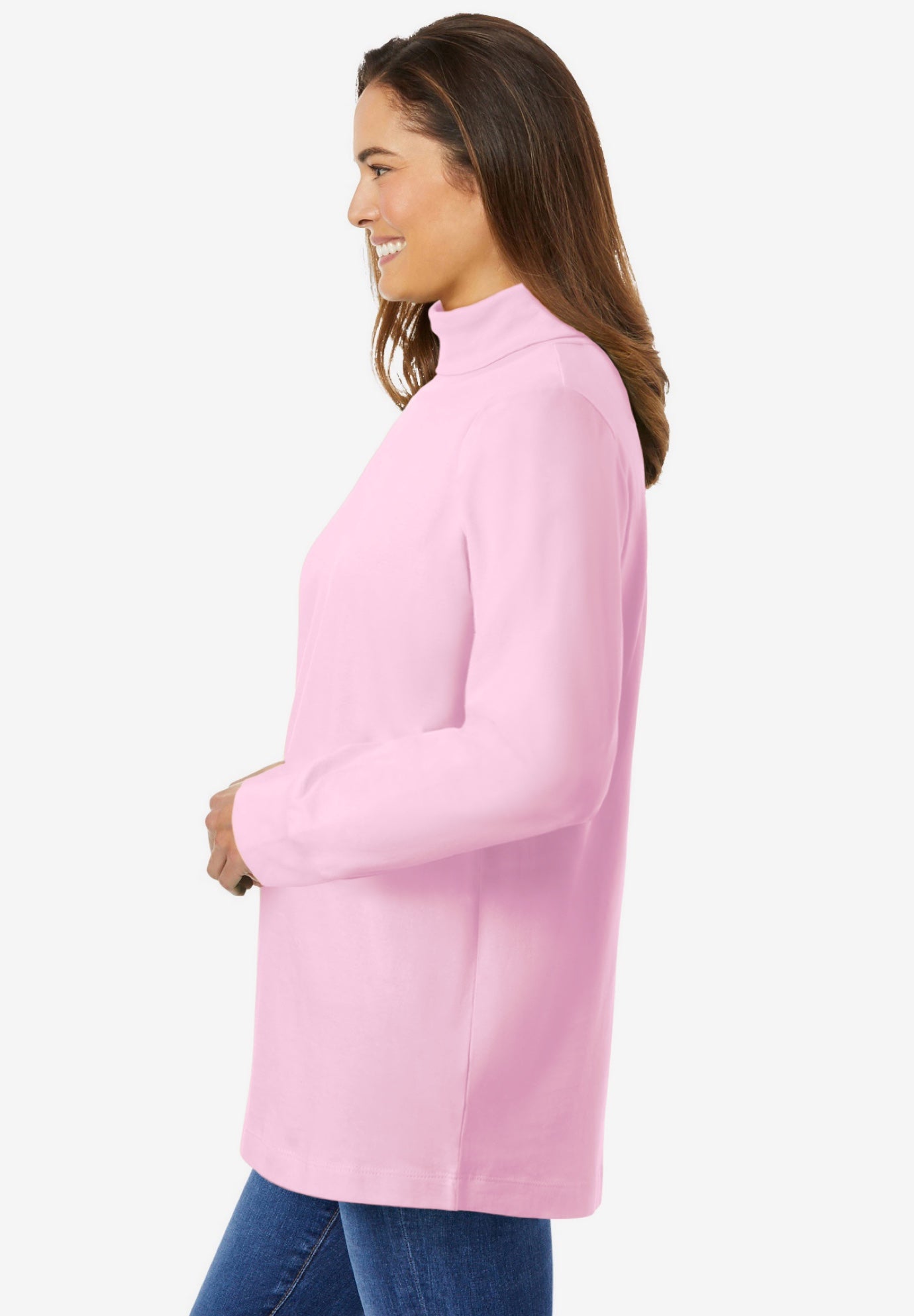 Perfect Long-Sleeve Turtleneck Tee image number 2