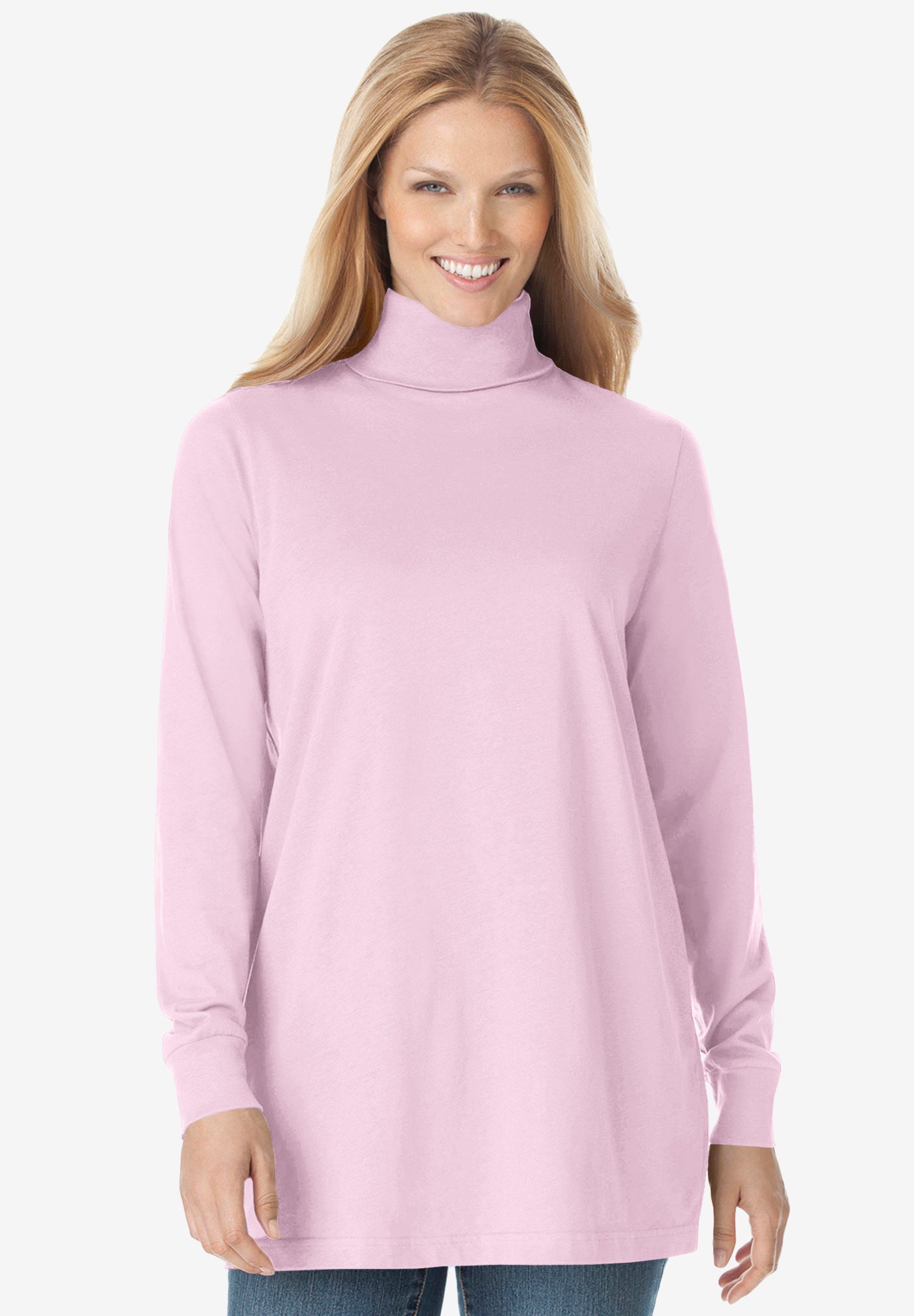 Perfect Long-Sleeve Turtleneck Tee image number 0