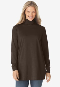 Perfect Long-Sleeve Turtleneck Tee